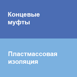 Концевые  муфты для кабеля с пластмассовой изоляцией ТД Скала