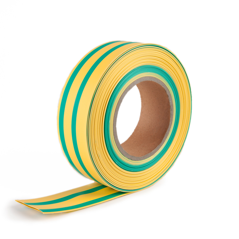 Трубка ТУТ 8/4 нг желто/зеленая